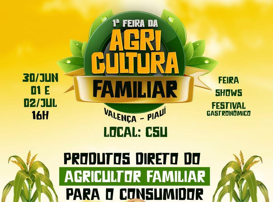 1ª Feira da Agricultura Familiar vai ser realizada em Valença do Piauí