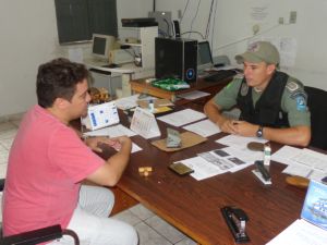 Getulio Gomes esteve reunido com o comando da policia militar para implementação de programas em Valença 
