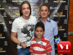 Wesley Safadão e o promotor Pimpim 