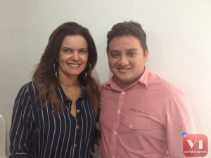 Deputada Iracema e o vereador Getulio Gomes 