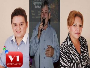 Getulio Gomes, Rubens Alencar e Ielva Melão 