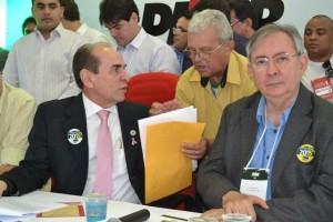 Ministro Marcelo Castro e o presidente Cruz Castro 