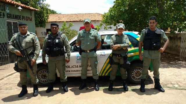 Equipe da 2ª Companhia da Policia Militar de Valença