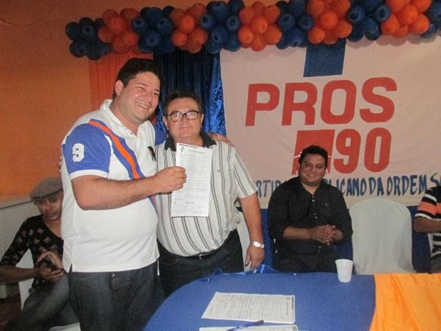 Presidente Leonardo Nogueira e o ex-vereador José Nunes