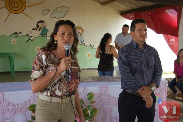 Secretária de assistência social, Marcia Cristina e o coordenador estadual do Bolsa Família, Roberto Oliveira