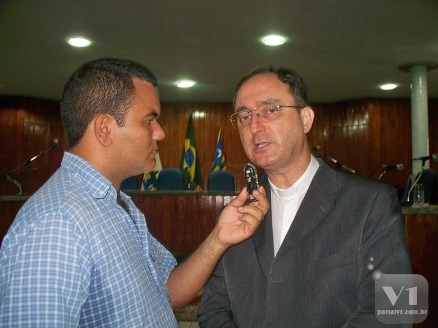 Radialista Sergio Alves e Dom Sérgio da Rocha 