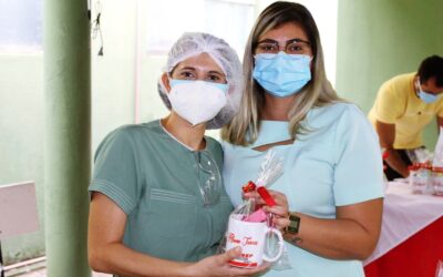Hospital Regional Eustáquio Portela realiza confraternização. Fotos e video