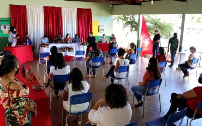 Professora Netinha toma posse na direção da Escola Mariano Rabelo em Lagoa do Sitio