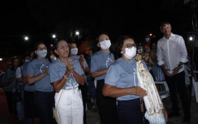 Última Missa de pré-festejo do Divino é celebrada em frente à Prefeitura de Valença