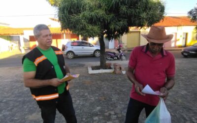Francinópolis realiza panfletagem informativa sobre as queimadas e Incêndios