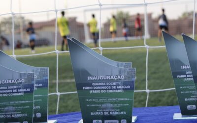 Prefeitura de Novo Oriente inaugura Arena de Futebol Society com grama sintética