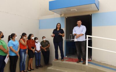 Prefeito de Francinópolis inaugura postos de saúde e entrega biblioteca pública reformada