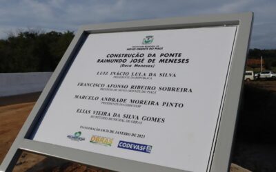 Prefeito Afonso Sobreira conclui obra e inaugura ponte na comunidade Aprazível