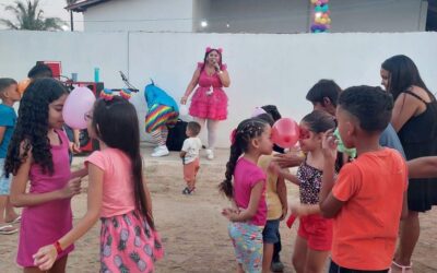 Festa para as crianças é realizada pela Assistência Social de Várzea Grande