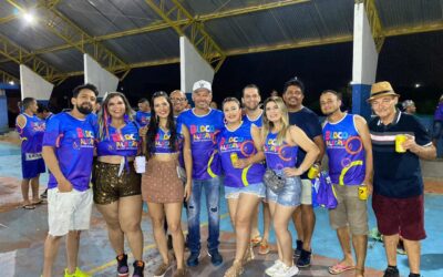 Chuva não impede foliões de festejar sábado de carnaval em Valença do Piaui