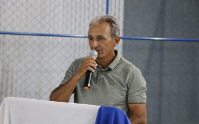 Prefeito Sávio Moura de Lagoa do Sítio inaugura ginásio poliesportivo na comunidade Pinicada