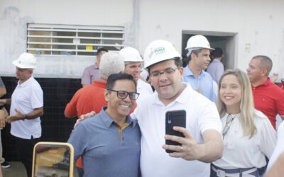 Em Valença governador Rafael inaugura, anuncia obras e participa de ato politico