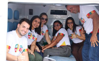 Aroazes recebe nova ambulância durante comemoração dos 64 anos de emancipação política