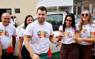 Aroazes recebe nova ambulância durante comemoração dos 64 anos de emancipação política