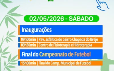 Francinópolis divulga programação especial pelos 64 anos com esporte, fé, cultura e serviços à população